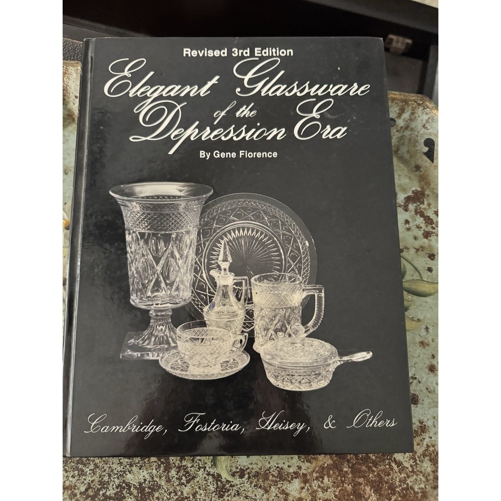 Vtg Elegant Glassware of the Depression Era, 3rd Revised Edition